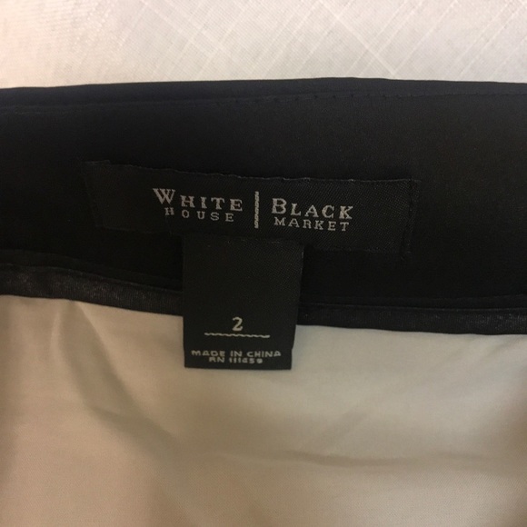 White House Black Market Striped Sequin Skirt - Picture 5 of 5